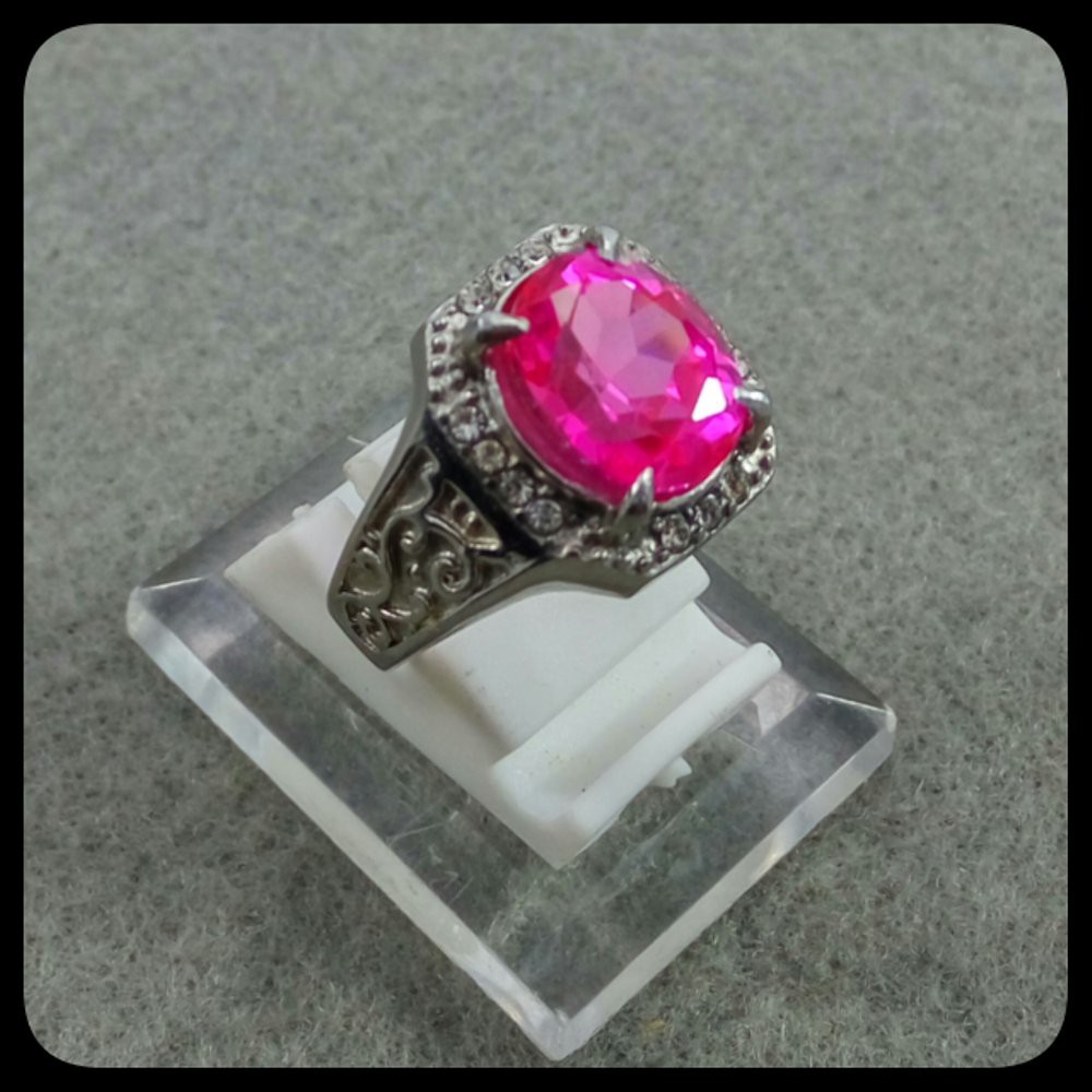 CINCIN PERMATA MERAH DELIMA SIAM CUTTING SIZE MINIMALIS