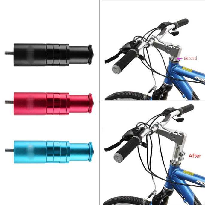 Ekstensi Fork Stem Setang Sepeda Gunung / Tambahan Peninggi Stem Stang Sepeda Gunung Bmx Jepit Lipat Fixie Balap / Adapter Peninggi Stang Setir sepeda / Pemanjang Ekstensi / Peninggi Stang Handlebar Sepeda Gowes Roadbike Anti Karat Murah Original