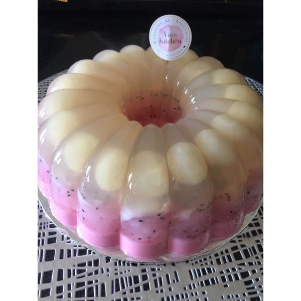 

Coconut Longan Pudding