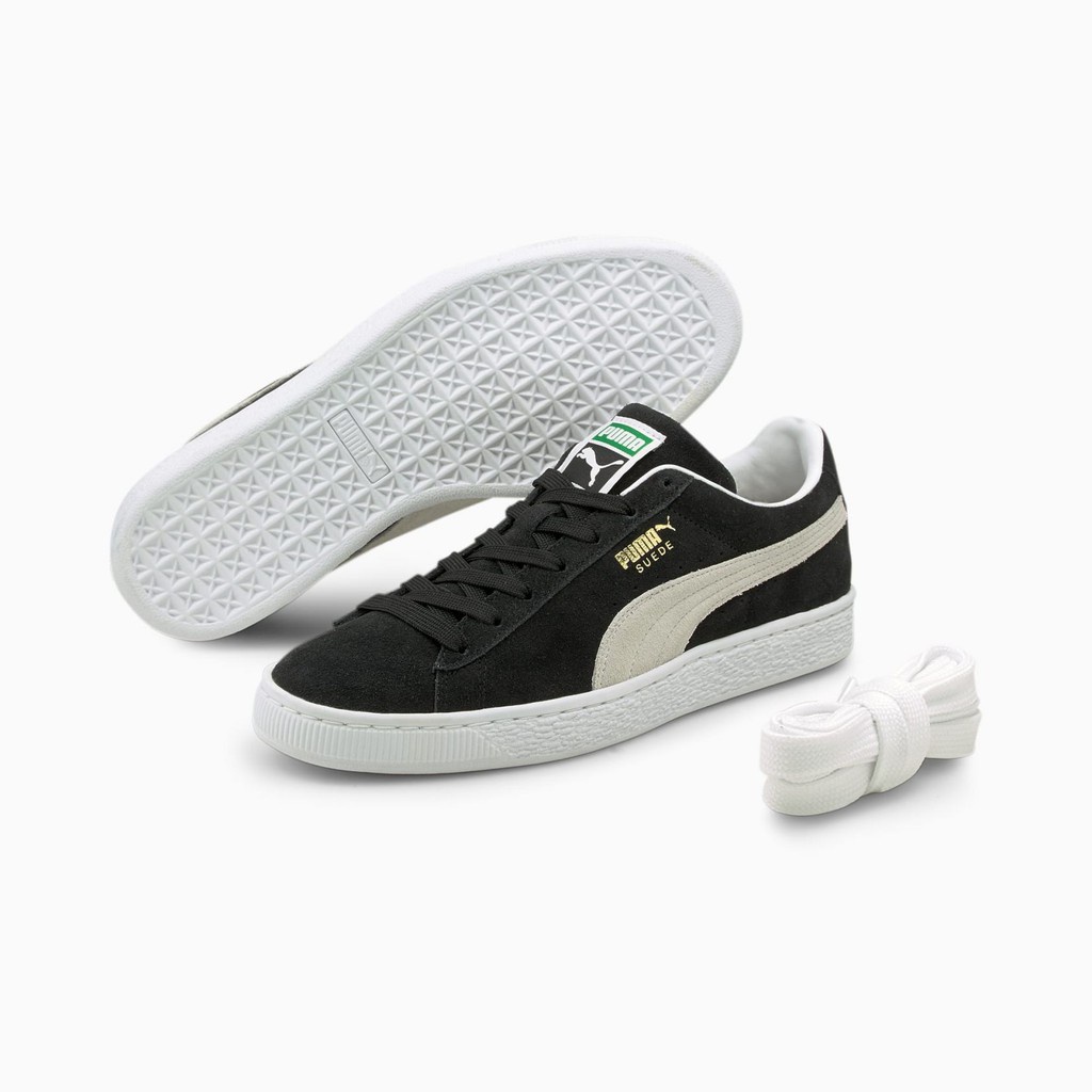 Sepatu Casual PUMA Suede Classic XXI wns Puma Black-Puma White 374915 01