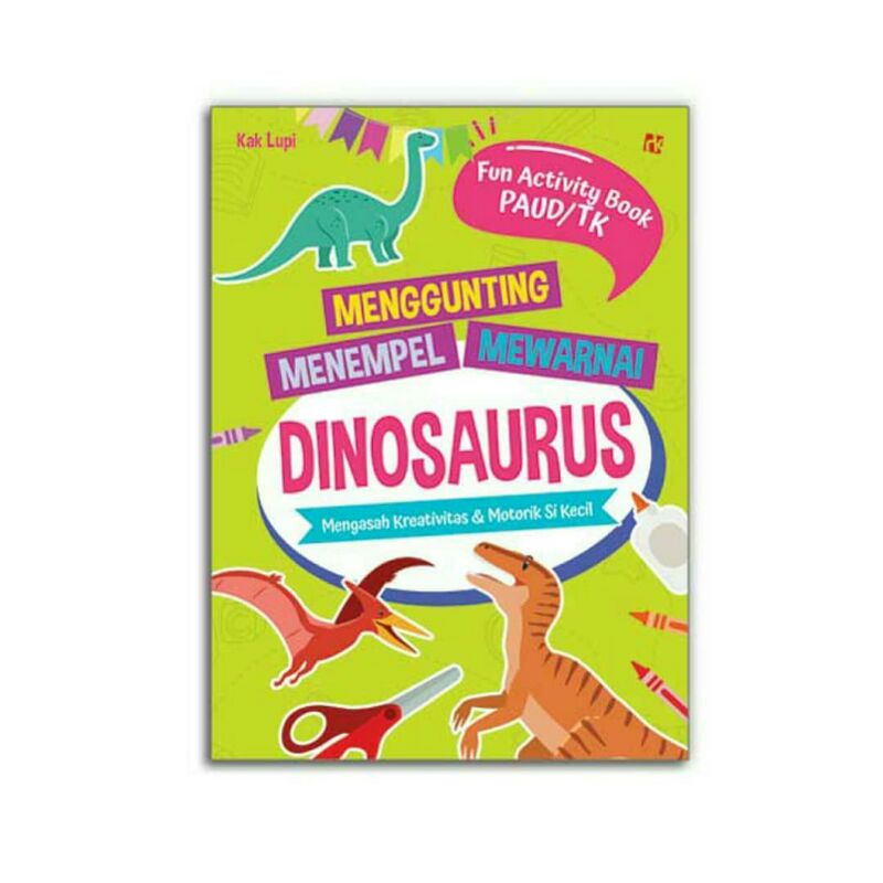

Buku menggunting, Menempel, dan Mewarnai Dinosaurus
