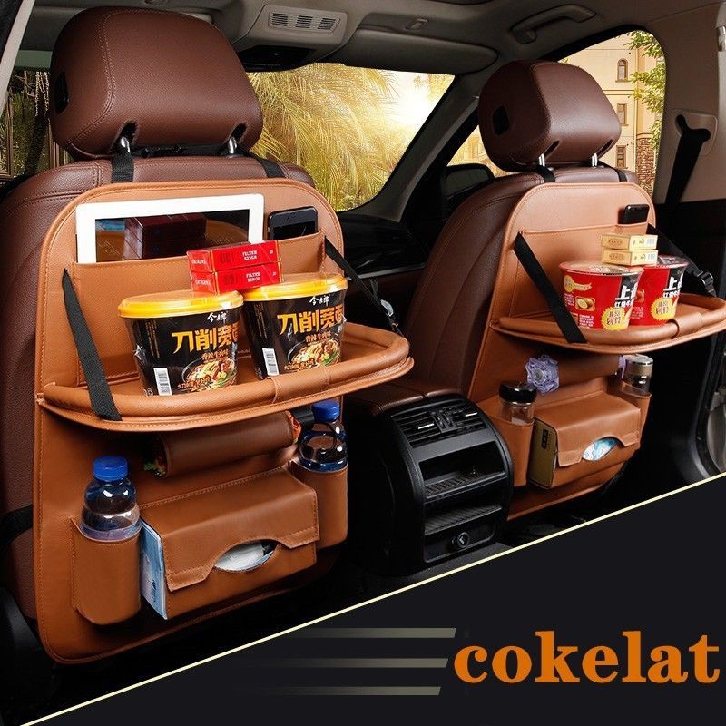 TAS MOBIL CAR SEAT Organizer PREMIUM LEATHER Kualitas Mewah Keren