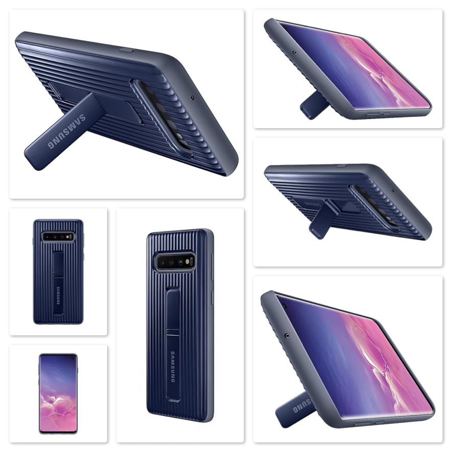 Hard Case s10 SAMSUNG Protective Standing Cover Galaxy S10 Case Asli Original