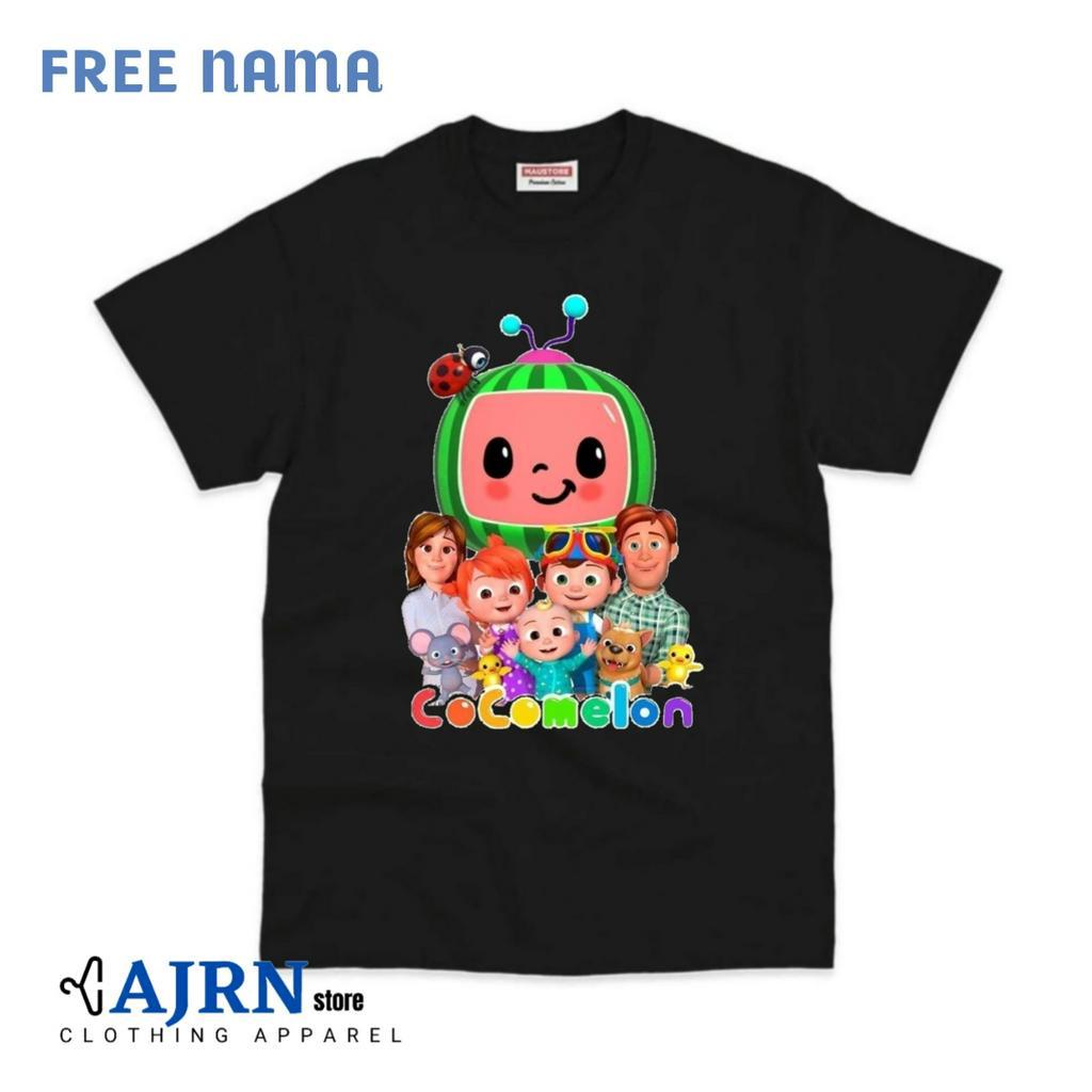 Kaos Atasan Anak Perempuan Gambar Cocomelon / Tshirt Baju Anak Anime Cocomelon Fashion Kids Free Nam
