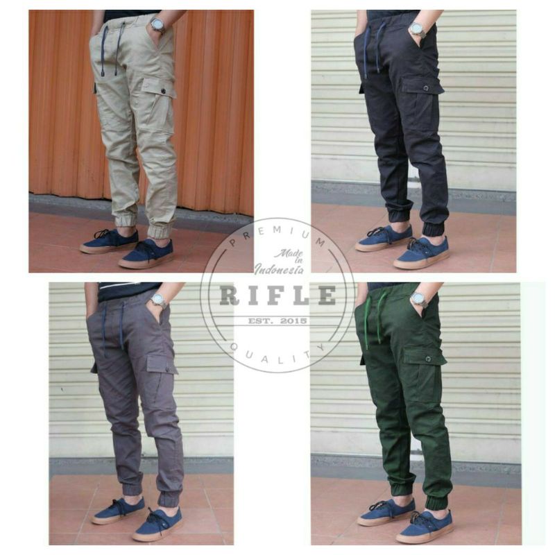 Celana Joger Cargo Pria Wanita (unisex) all Varian / Jogger Cargo Ukuran 27 - 39