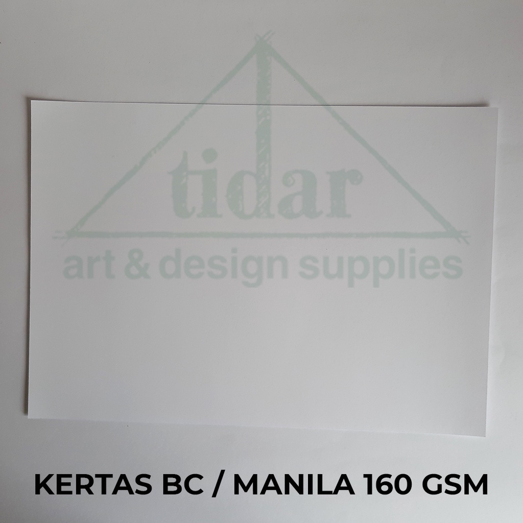 

Kertas BC 160 gsm / Brief Card - Karton Manila Halus Tebal Gambar #2