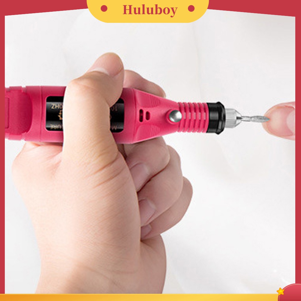 Huluboy Huluboy♡ Pen Bor Elektrik Mini Untuk Mengikir Kuku / Kulit Mati