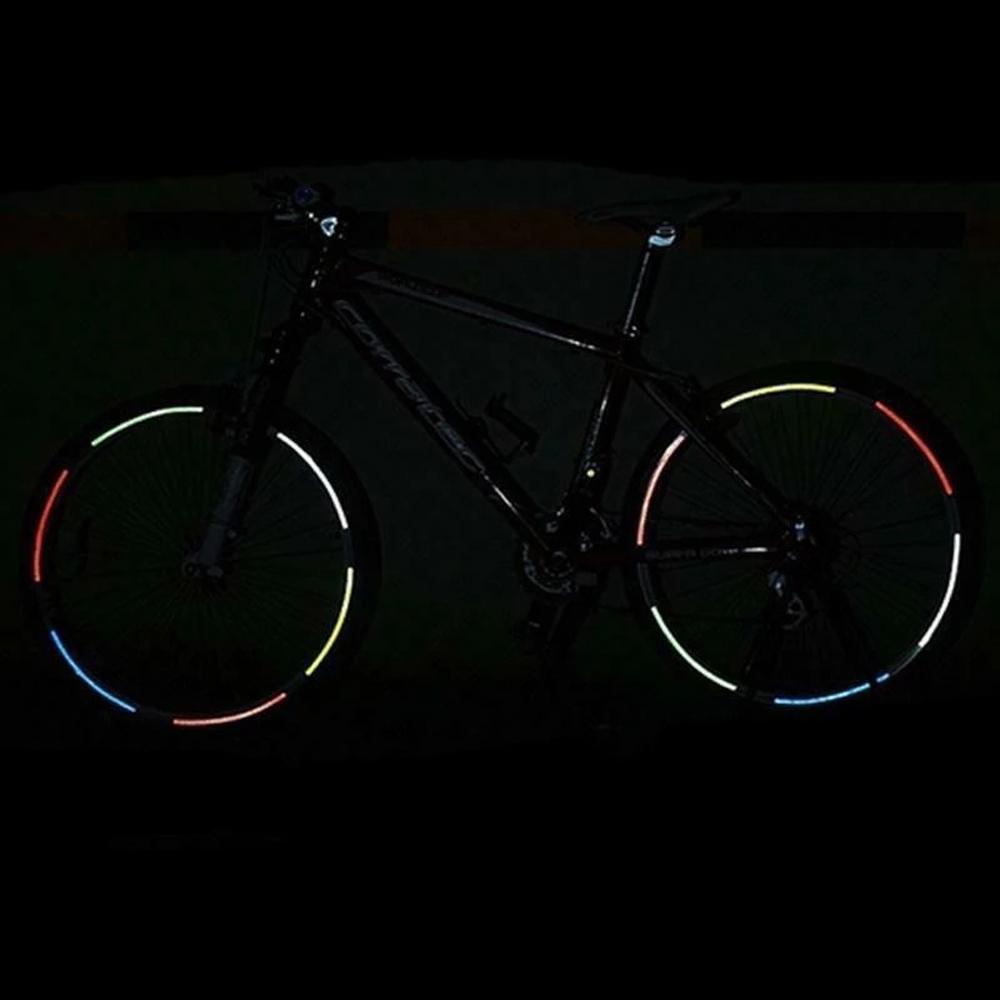 Agustina Stiker Sepeda Reflektif Bersepeda MTB Bike Wheel Sticker Fluorescent