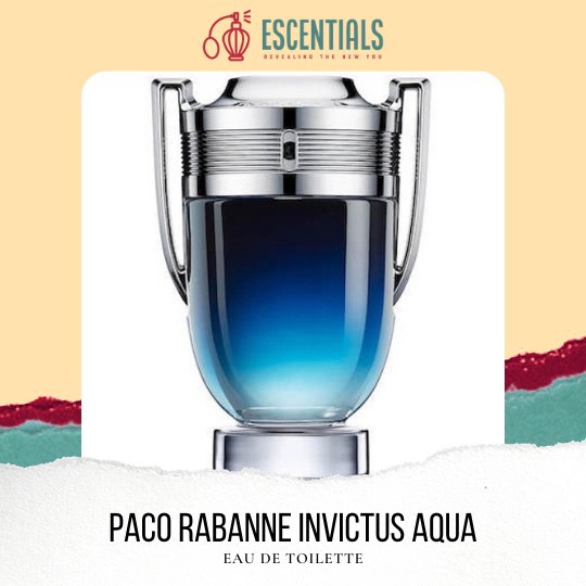 [100% Original] Paco Rabanne Invictus Aqua 100ml Eau de Toilette EDT