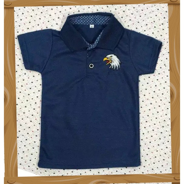 KAOS POLO WANGKI ANAK-ANAK LOGO EAGLE
