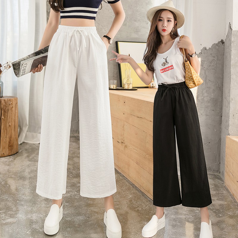 KARAKOREA 623 Linen Highwaist Kulot/Celana Panjang/Kulot Linen Premium/Celana Kantor/Cullote/celana wanita/celana kulot/Celana korea/kulot korea/Celana linen/Pants korea