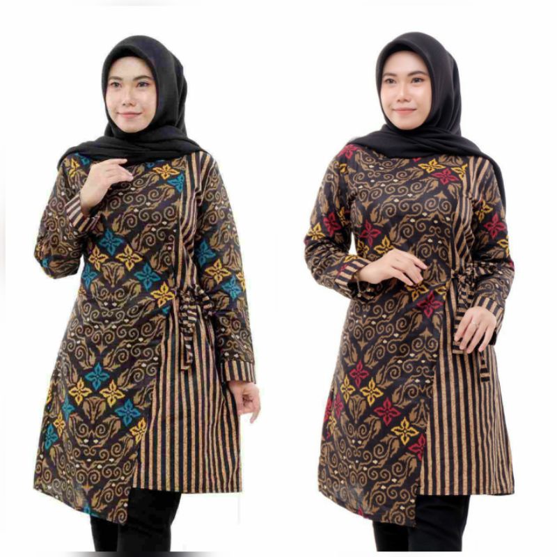 Terlaris BATIK TUNIK TERMURAH TOP 1 DI SHOPEE ORIGINAL NO KW