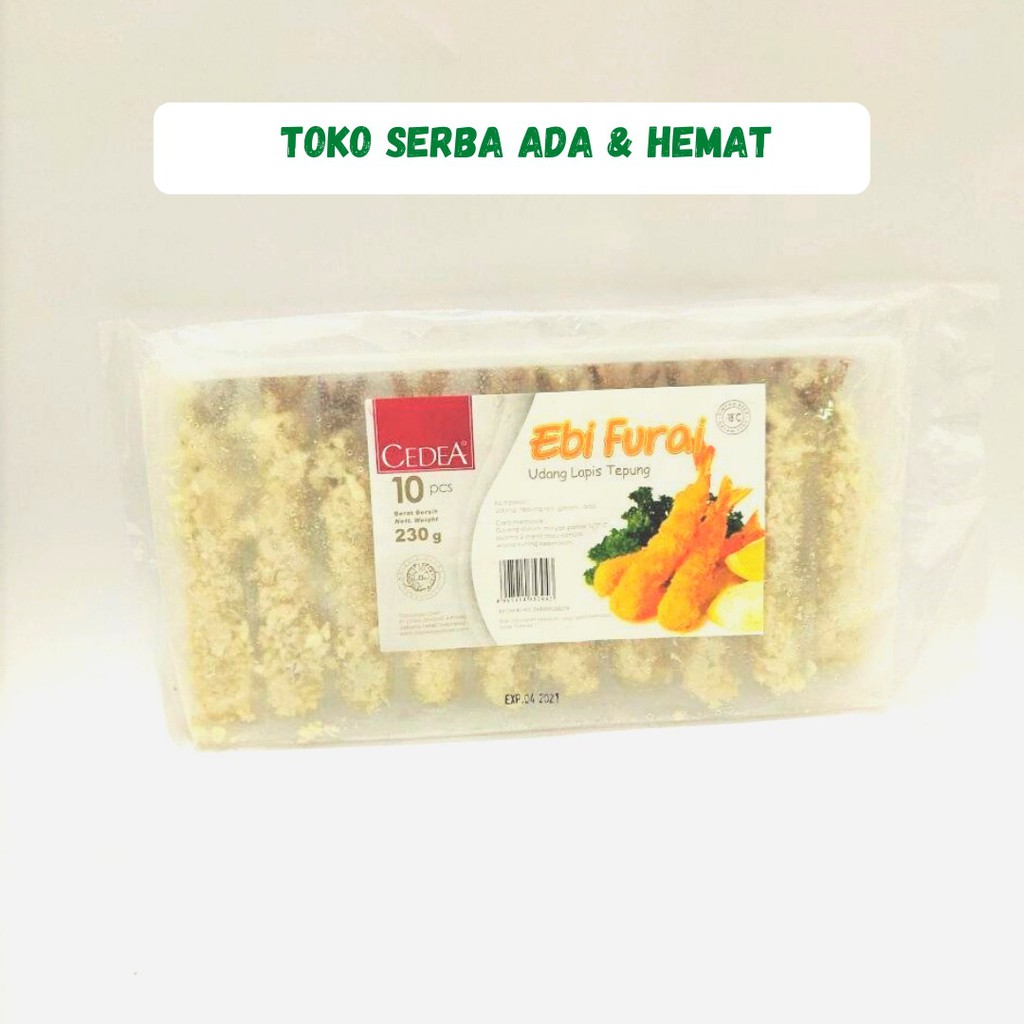 

Frozen Food Cedea Ebi Furai isi 10 Pcs - Frozen Seafood