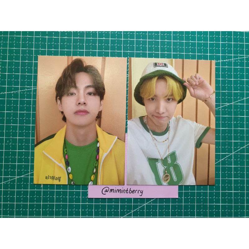 [BUNDLE] OFFICIAL PHOTOCARD CARDIGAN BUTTER TAEHYUNG JHOPE PC