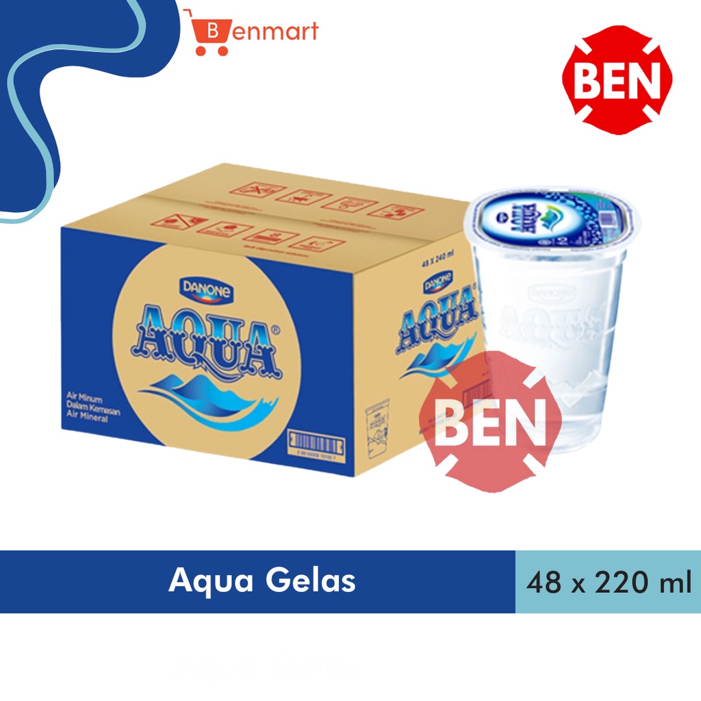 Jual Aqua Gelas 240ml 240 Ml 1 Dus Isi 48 Cup Grosir Murah Air Mineral Shopee Indonesia 5970