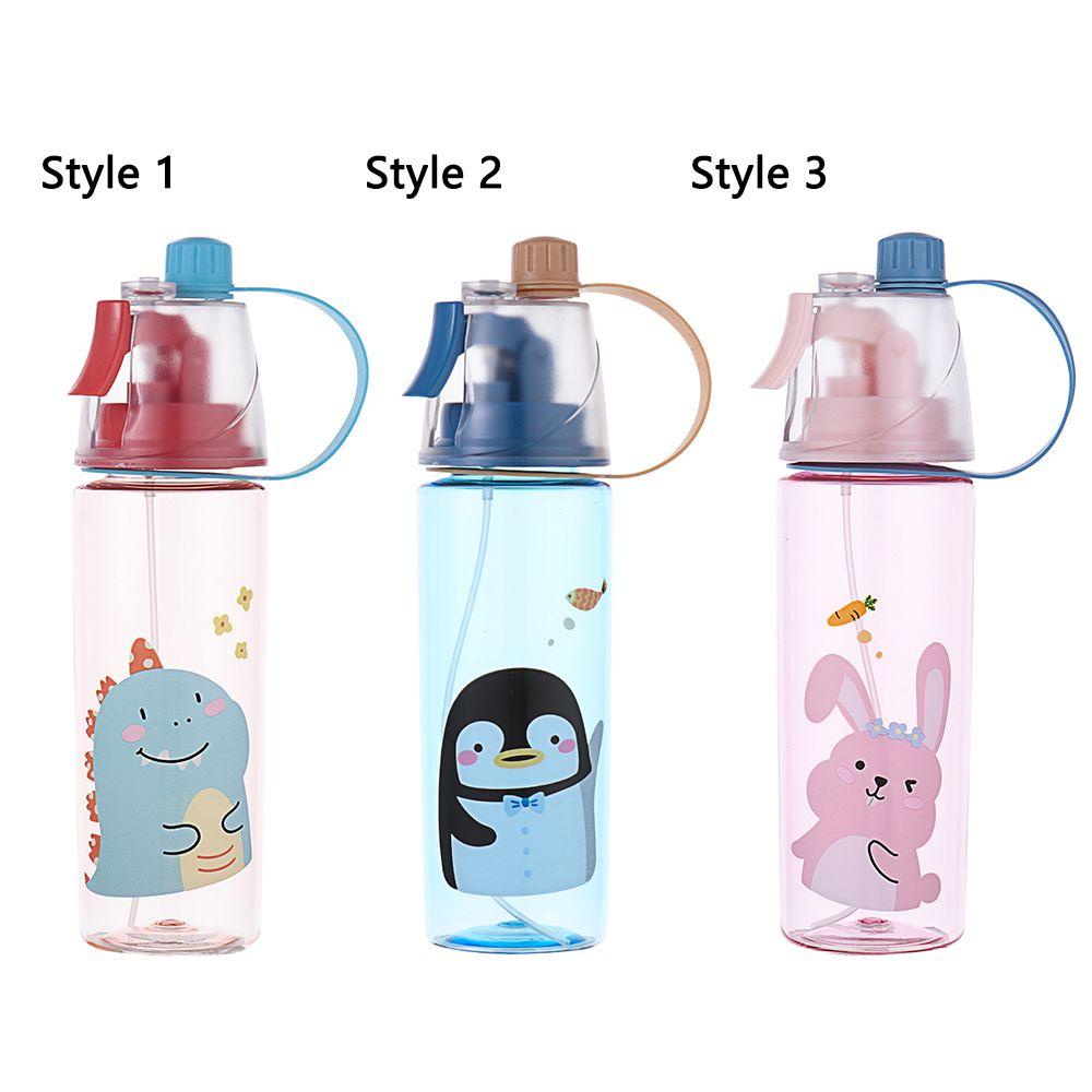 Solighter Gelas Plastik Anak Portable Kartun Watering Can