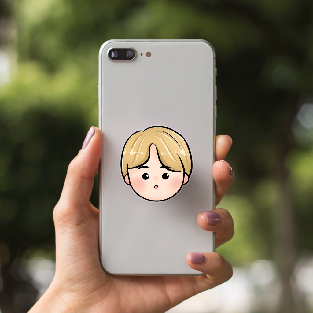 Griptok Akrilik BTS Character | Griptok Popstand BTS Merchandise KPOP | Griptok BTS Phone Grip BTS