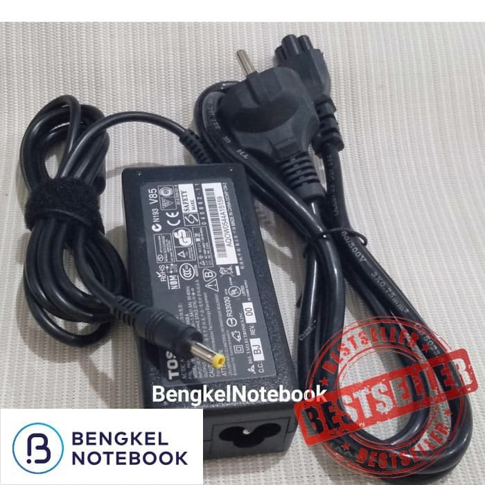 Adaptor Toshiba 19v 2.37a 45Watt 4017 Kepala Kecil