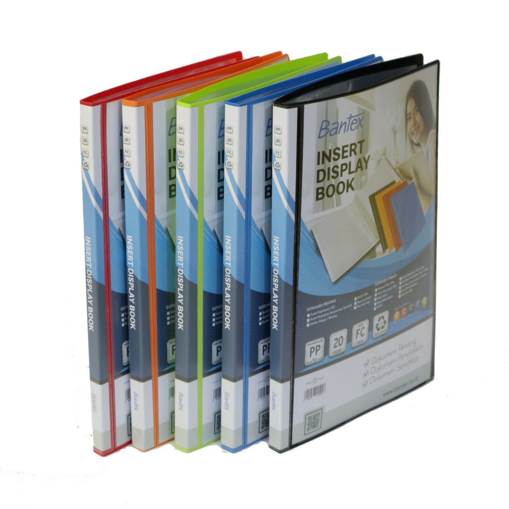 

[BMS Bekasi] Bantex Insert Display Book / Clear Holder Folio 20 Pockets #3183I