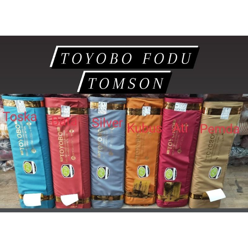 Katun Toyobo Fodu Thompson/Royal Mix Deluxe harga per 0.5m