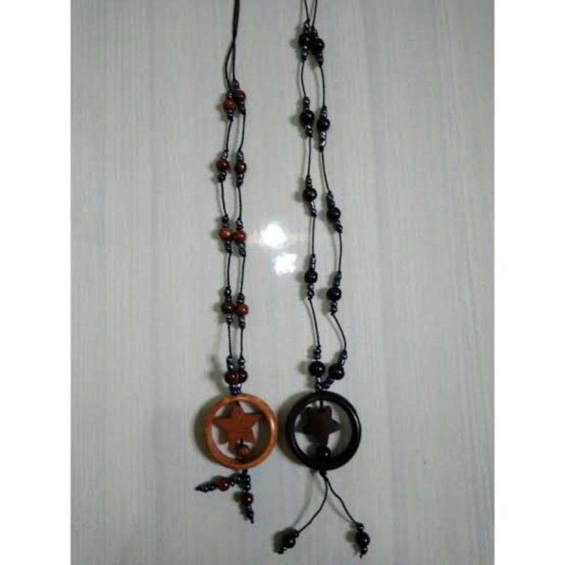 kalung kaokkah kaukkah / manik motif bulan bintang