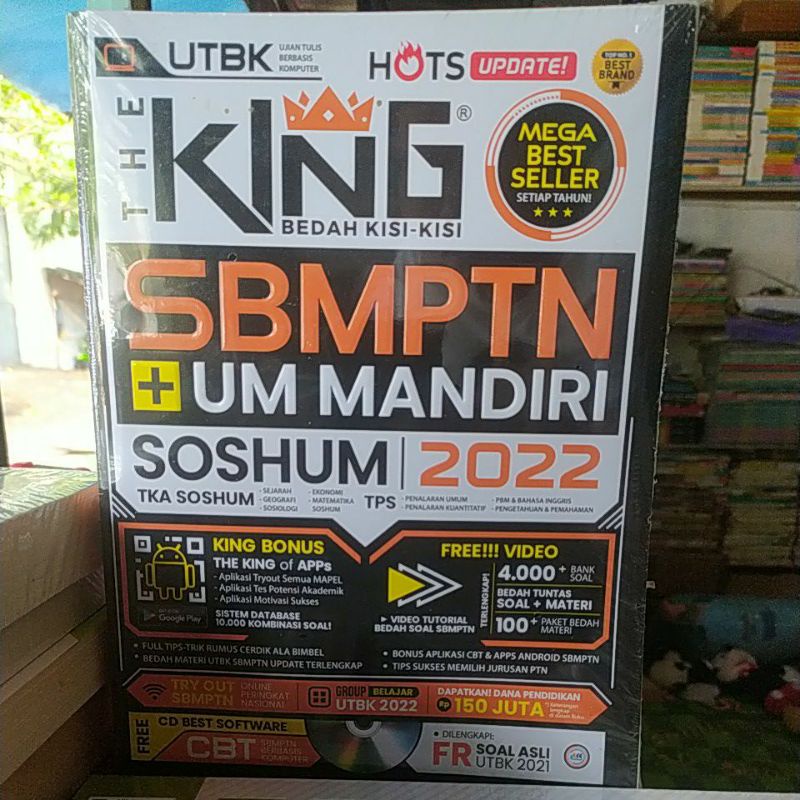 THE KING SBMPTN 2022,2021 / WANGSIT 2021 + UM MANDIRI ORIGINAL 100