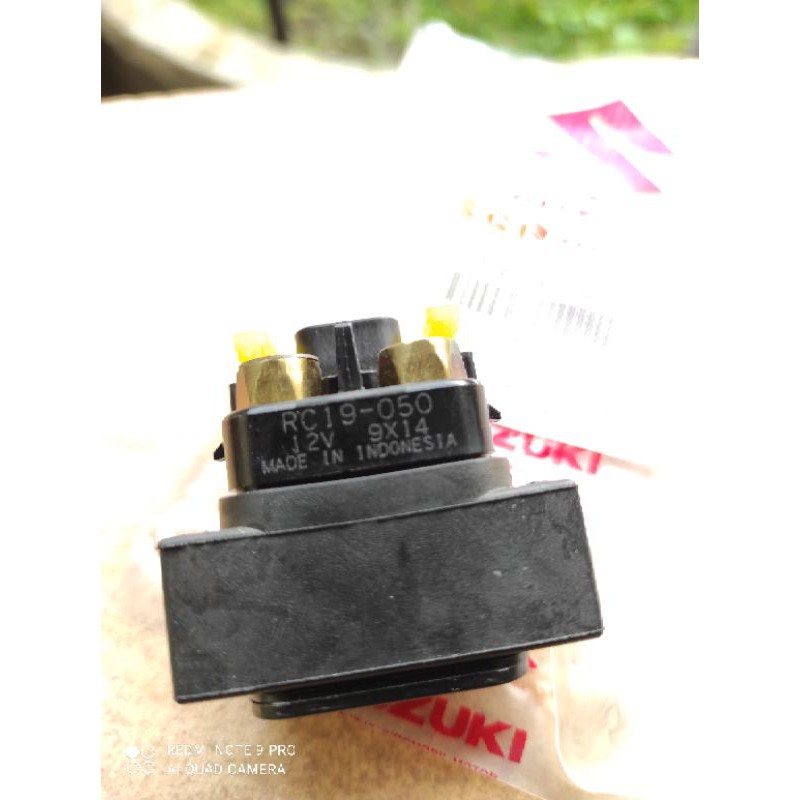 BANDIK BENDIK BENDIX SWITCH RELAY STARTER STATER SATRIA FU KARBU INJEKSI FI F1 GSX GSX150 ORIGINAL-3