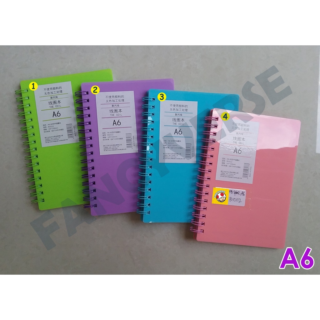 

Notebook Spiral A6 Colorful B10112 / Agenda Diary Notes Buku Catatan