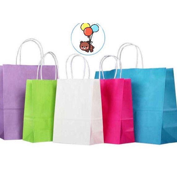 

Paper Bag Warna Kantong Karton Polos, Kantong Kotak Souvenir