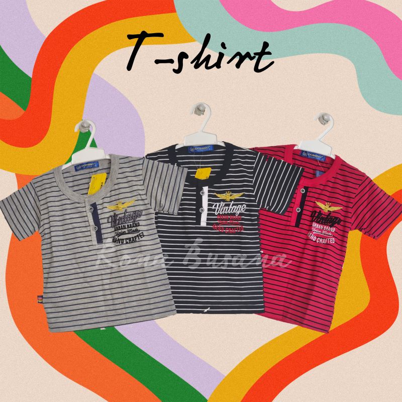 T-shirt Domino Anak Cowok