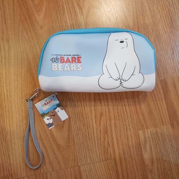 Kotak Pensil Ice Bear / Pencil Case We Bare Bears Bukan Miniso Japan