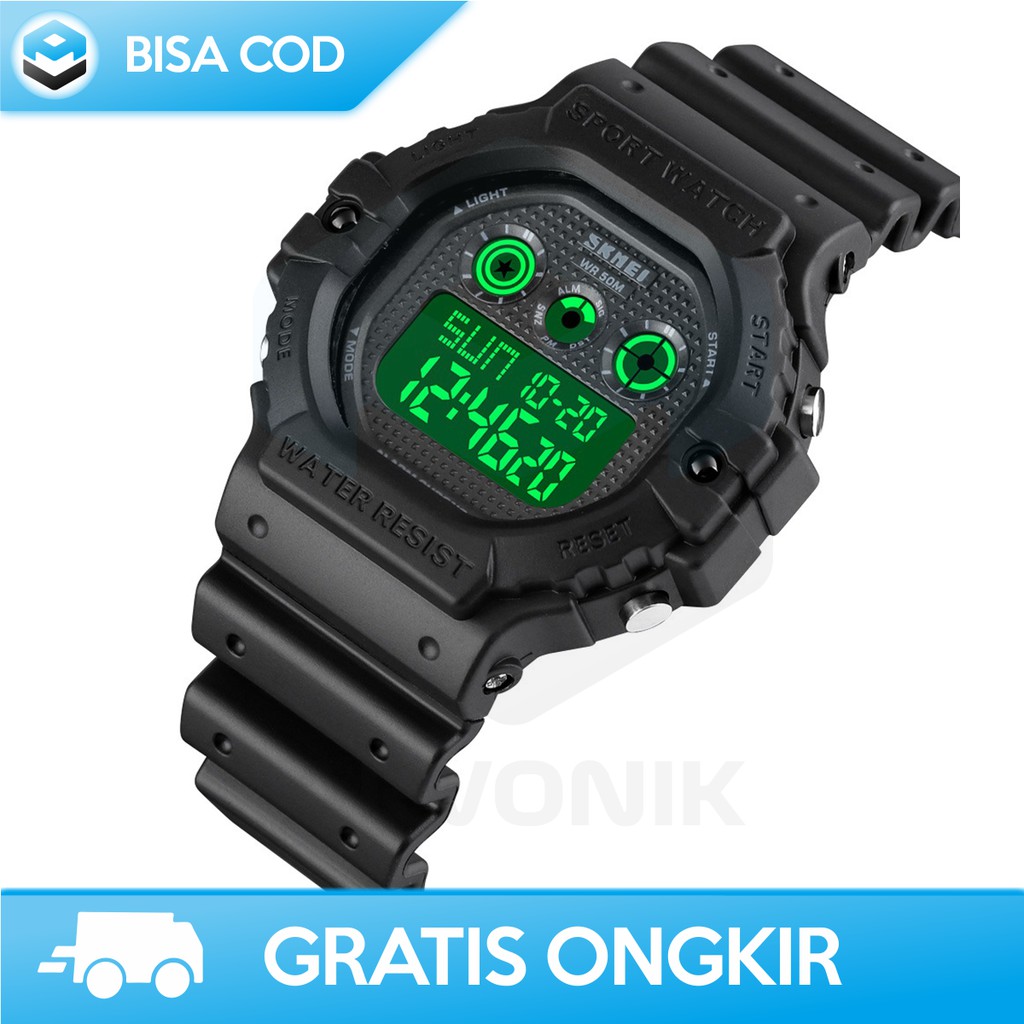 JAM TANGAN PRIA DIGITAL ANTI AIR ORIGINAL SKMEI 1606 - JAM TANGAN PRIA TAHAN AIR KEREN BERKUALITAS