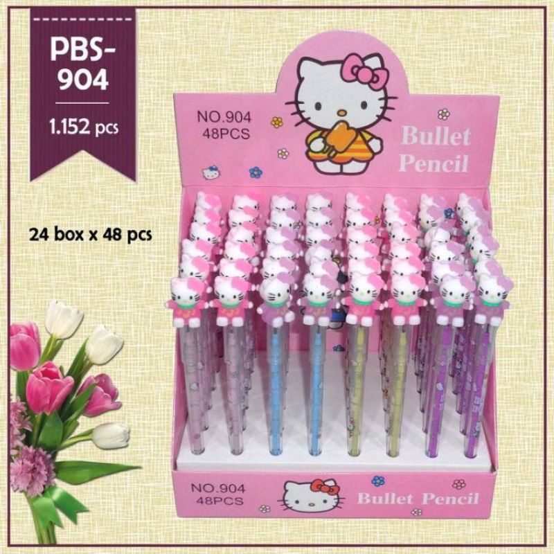 

Pensil bensia bullet karakter(4pcs)/pensil susun/stationery