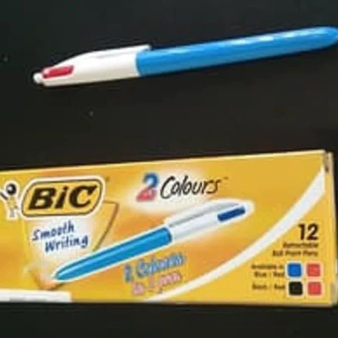 

PULPEN BIC 2 WARNA /PEN 2 COLOURS TERLARIS
