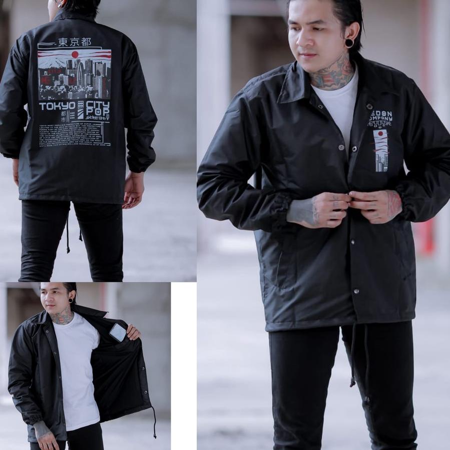 ✹ Jaket Coach Erigo // Jaket Pria Coach // Sweater jacket bandung // Jaket Erigo Apparell CJ Pria //
