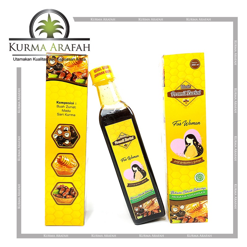 Madu Zuriat Mafaza WANITA / Madu Promil 350ml Original