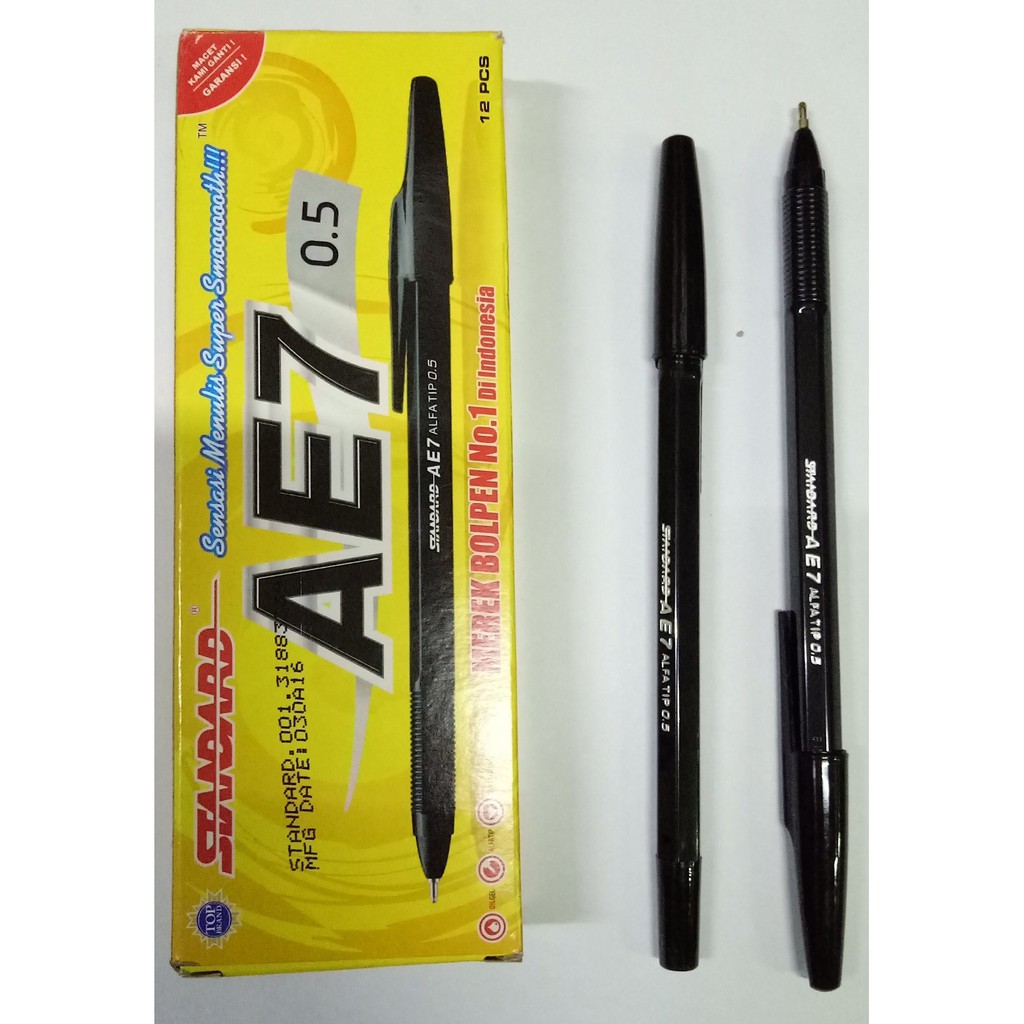 

Dijual Pulpen Standard AE 7 0 5 mm Hitam terbatas
