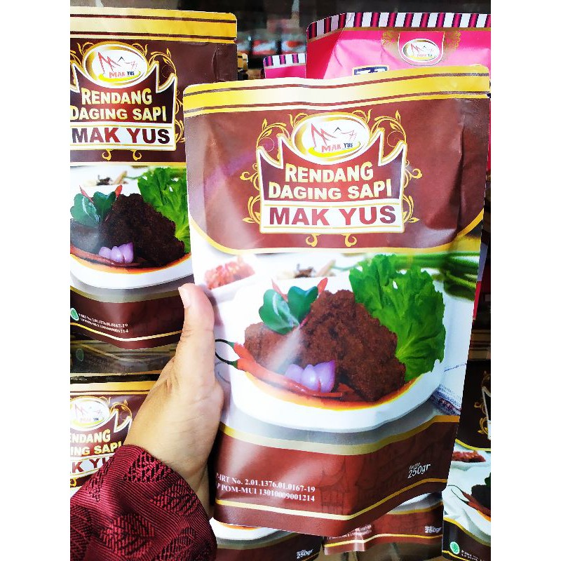 

Rendang Daging Sapi Mak Yus 250 gr | Rendang Viral | Shalih Herbal | Rendang No Msg | Rendang Padang