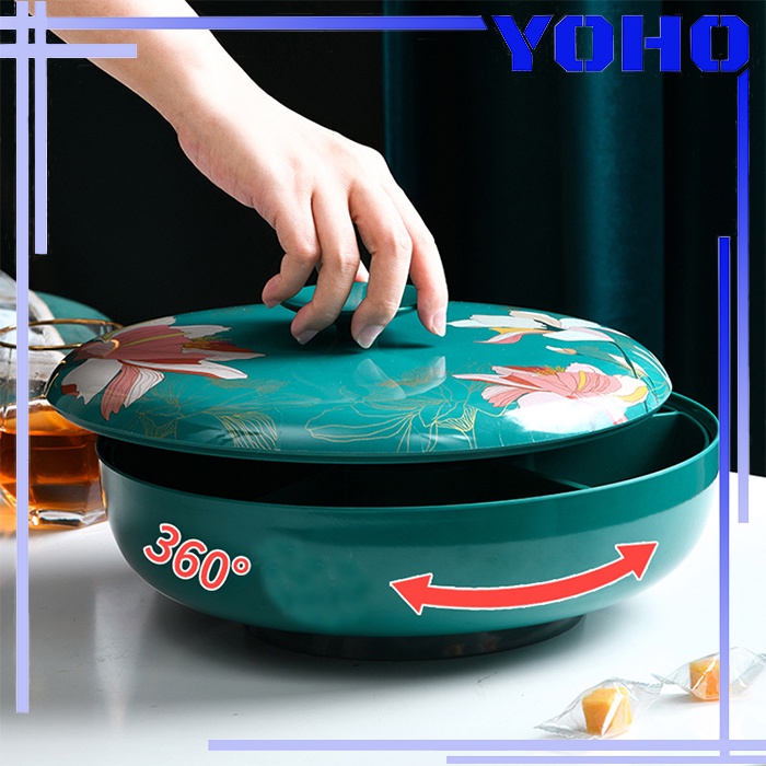 Penyimpanan Kompartemen Berputar /Snack/Buah/Candy