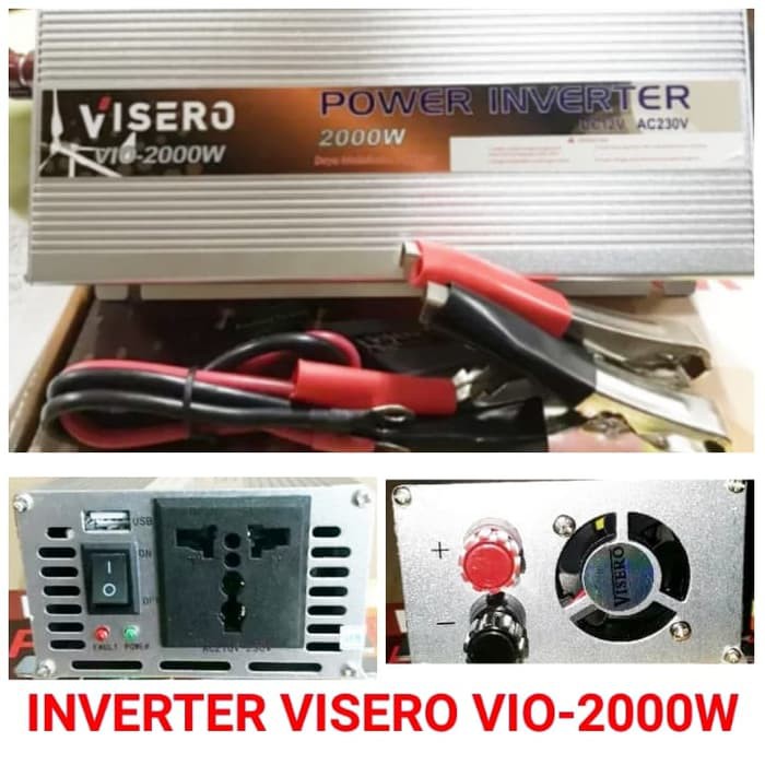 Power Inverter 2000W 2000 watt Visero Vio-2000W TERBAIK