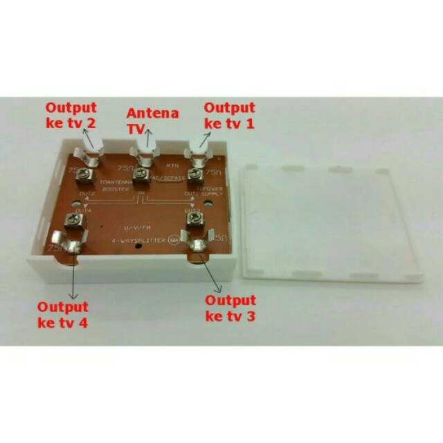 Paralel TV  + Penstabil Sinyal 4 output