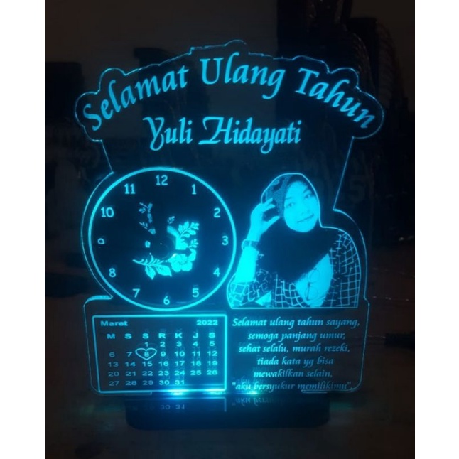 Kado Unik Lampu Foto  Valentine