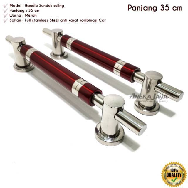 Handle Pintu rumah 35 cm maroon / Tarikan Pintu rumah / Pegangan Pintu rumah minimalis