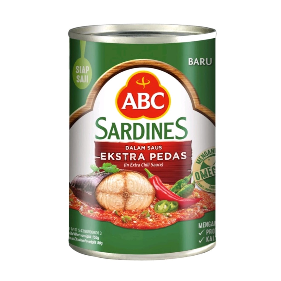 

Sarden ABC Ekstra Pedas 155gr