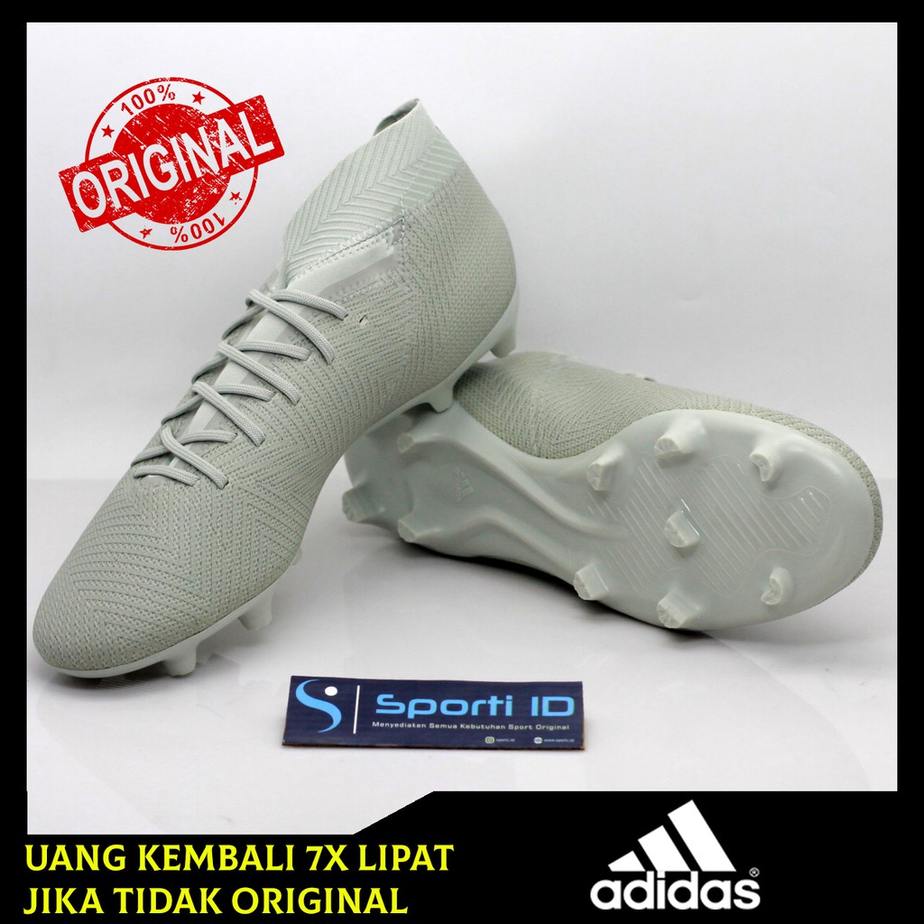 Sepatu Bola Adidas Nemeziz 18.3 FG Grey DB2110 Original