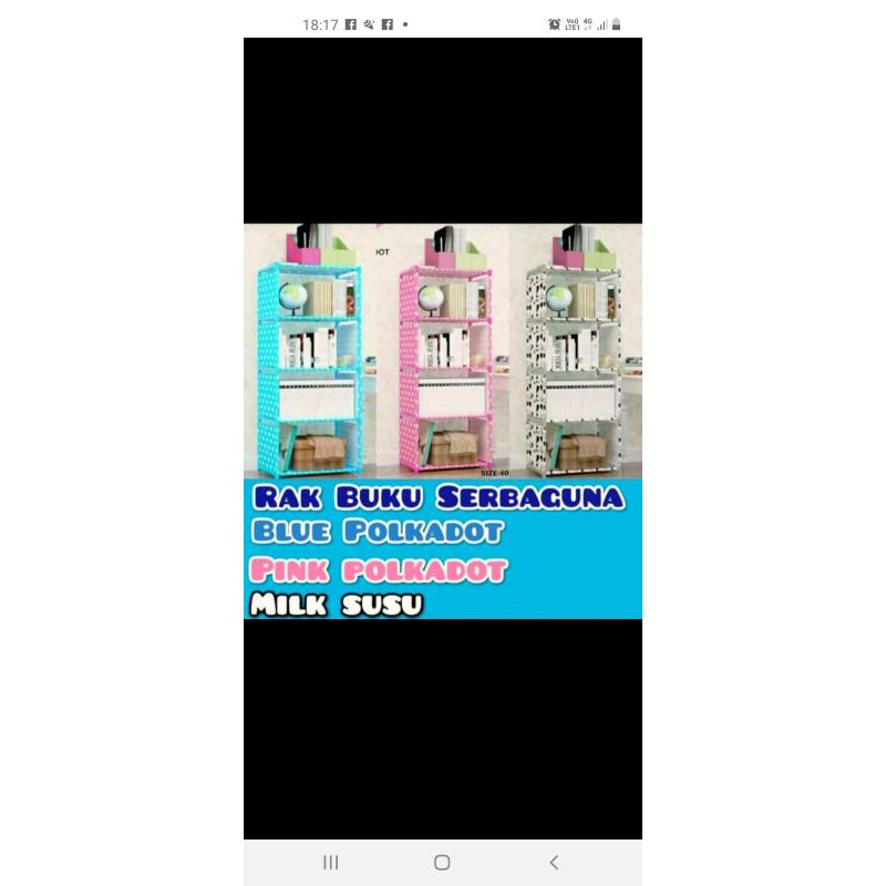 

rakbukufortabelsingel tersedia 3 warna