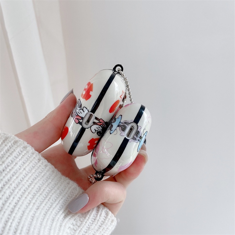 Case TPU Motif Mickey Minnie Mouse Cover airpods 1 2