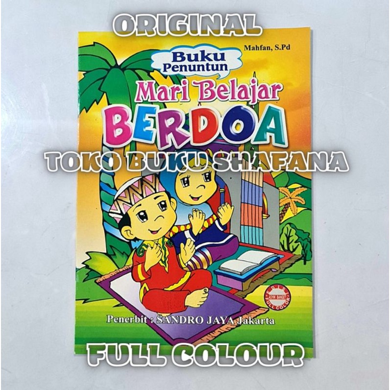 Buku Untuk Anak Belajar Berdoa, Juz Amma, Belajar Sholat Full Colour