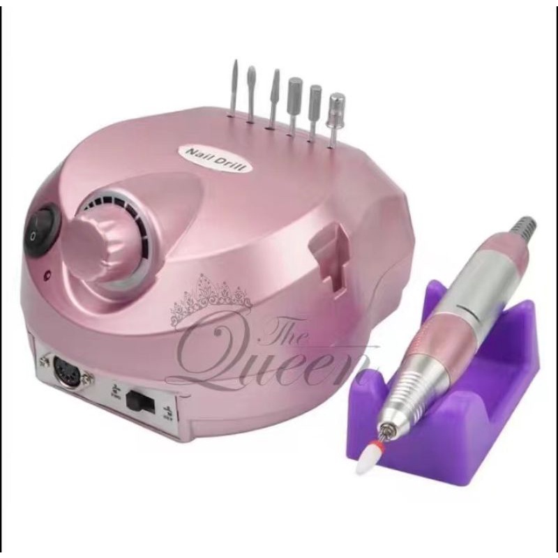 35000RPM Electric Nail Drill Alat Kikir Kuku Elektrik Nail Art Polish Machine Pro Electric Nail Drill Machine Mesin Kikir Kuku Profesional