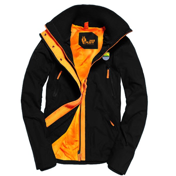 JAKET BOLA PARASUT JAKET DROOPDRY BLACK PERSIB